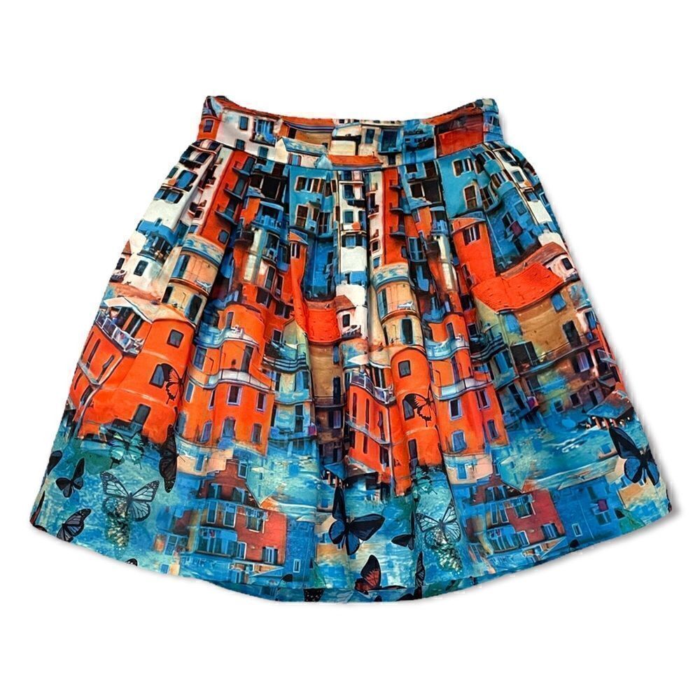 ALICE + OLIVIA Printed Mini Skirt | Size: XS |